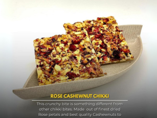 Rose Cashewnut Chikki